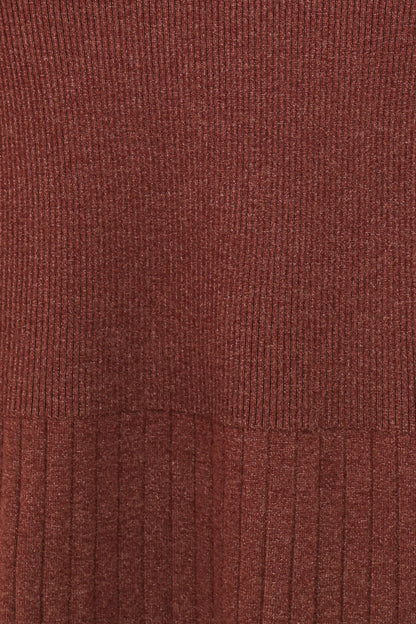 Makenna Knit Dress - Brown