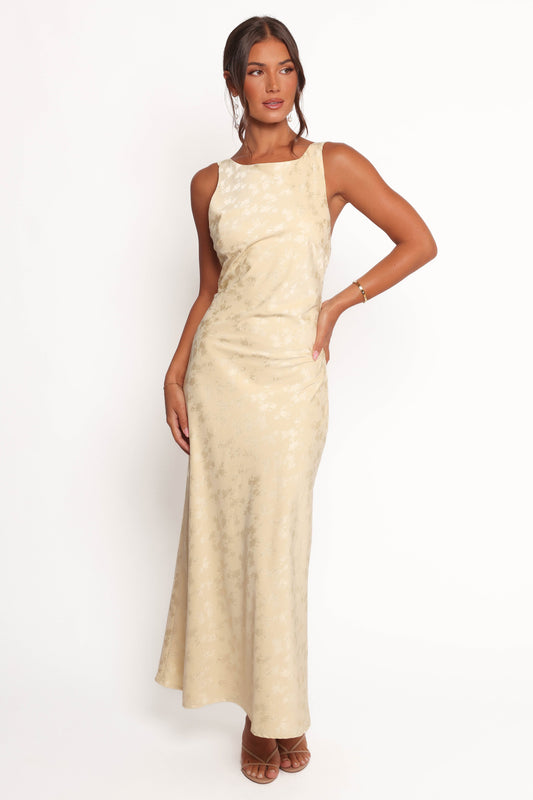 Malie Maxi Dress - Lemon