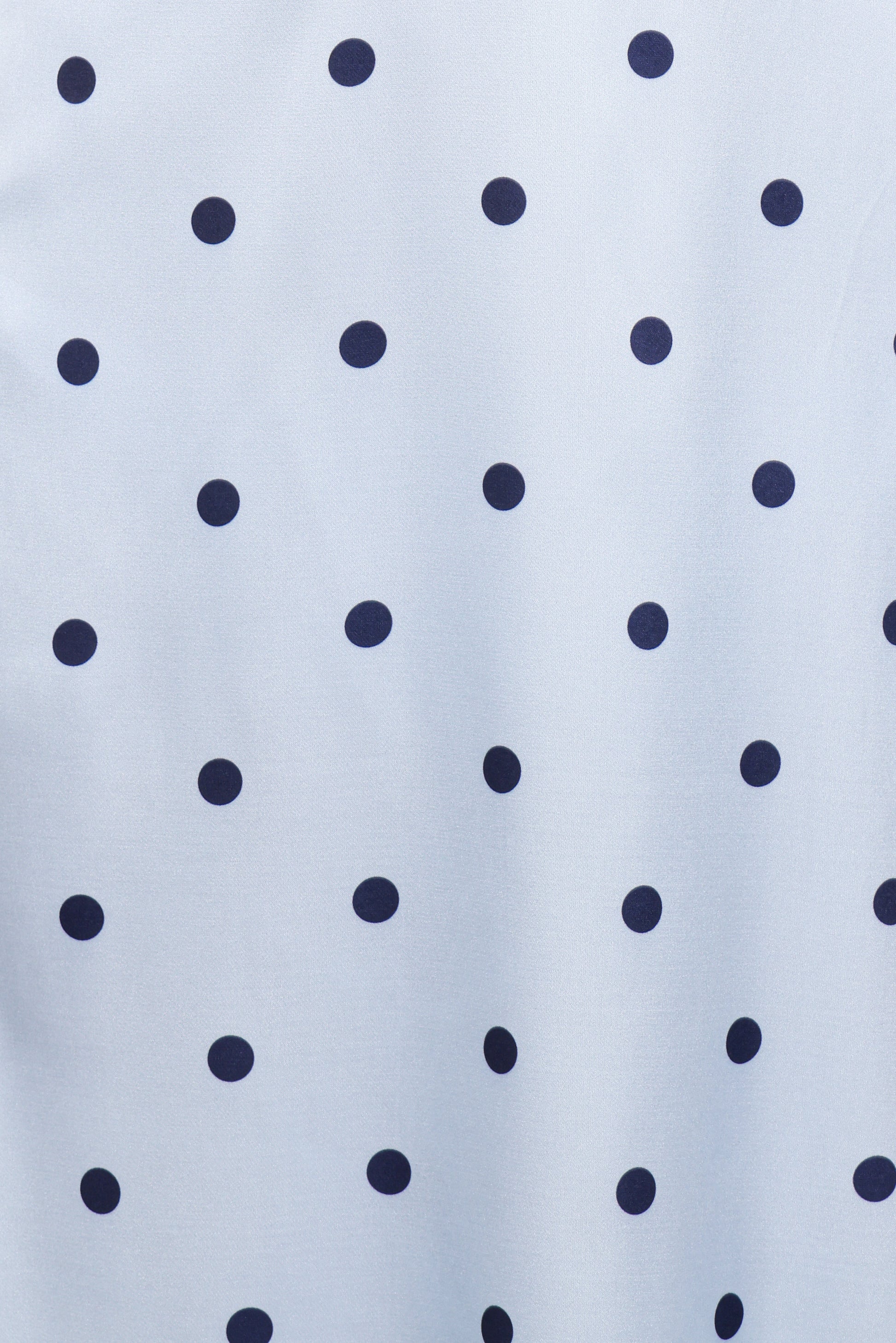 Manaris Off Shoulder Maxi Dress - Blue Polka Dot