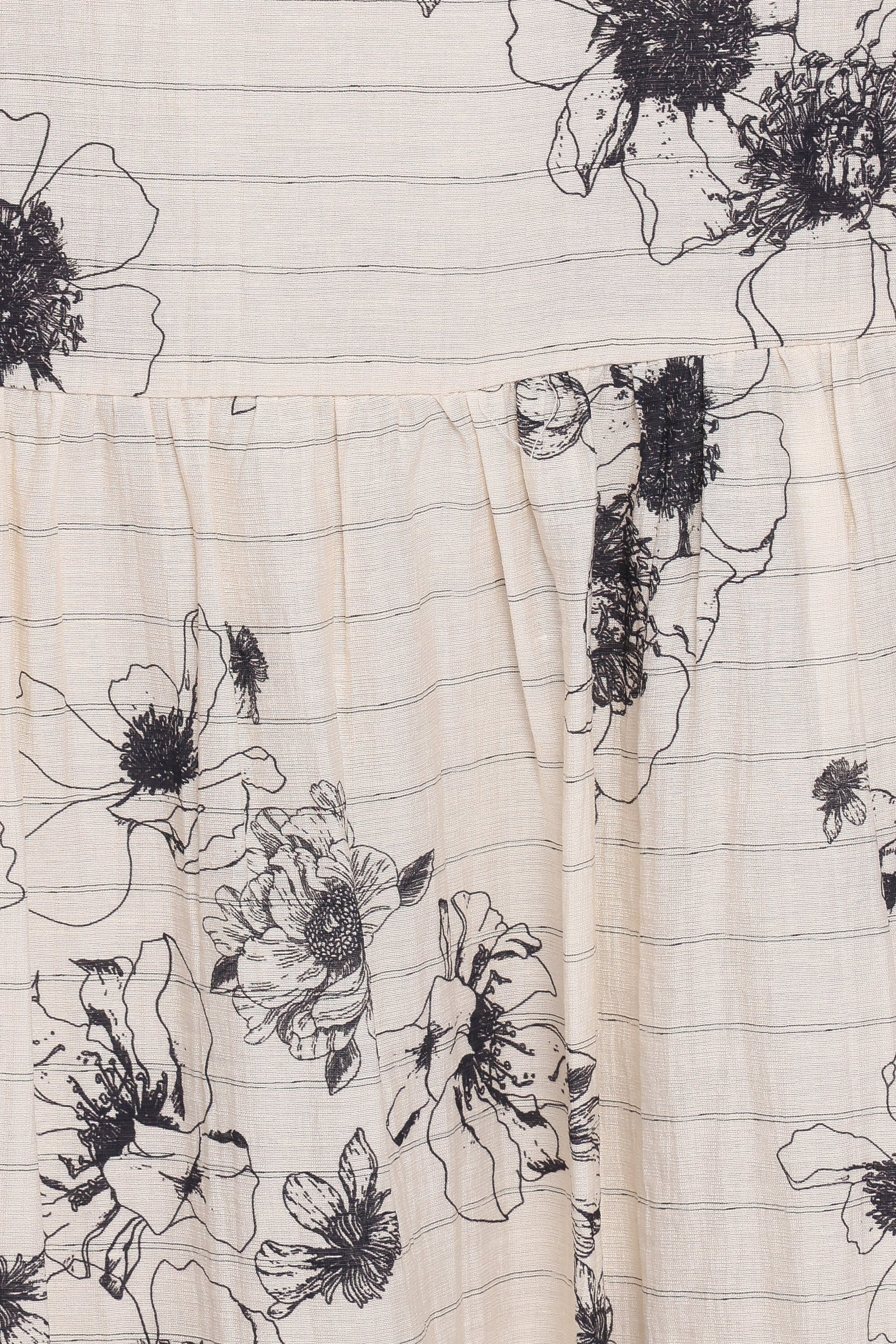 Martine Maxi Dress - Black/Ivory Floral