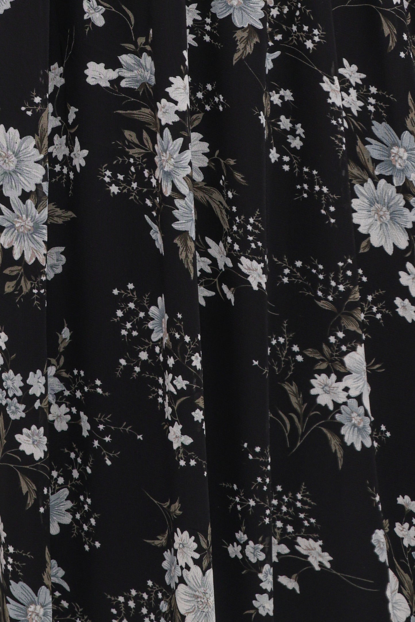 Mavis Long Sleeve Maxi Dress - Black Floral