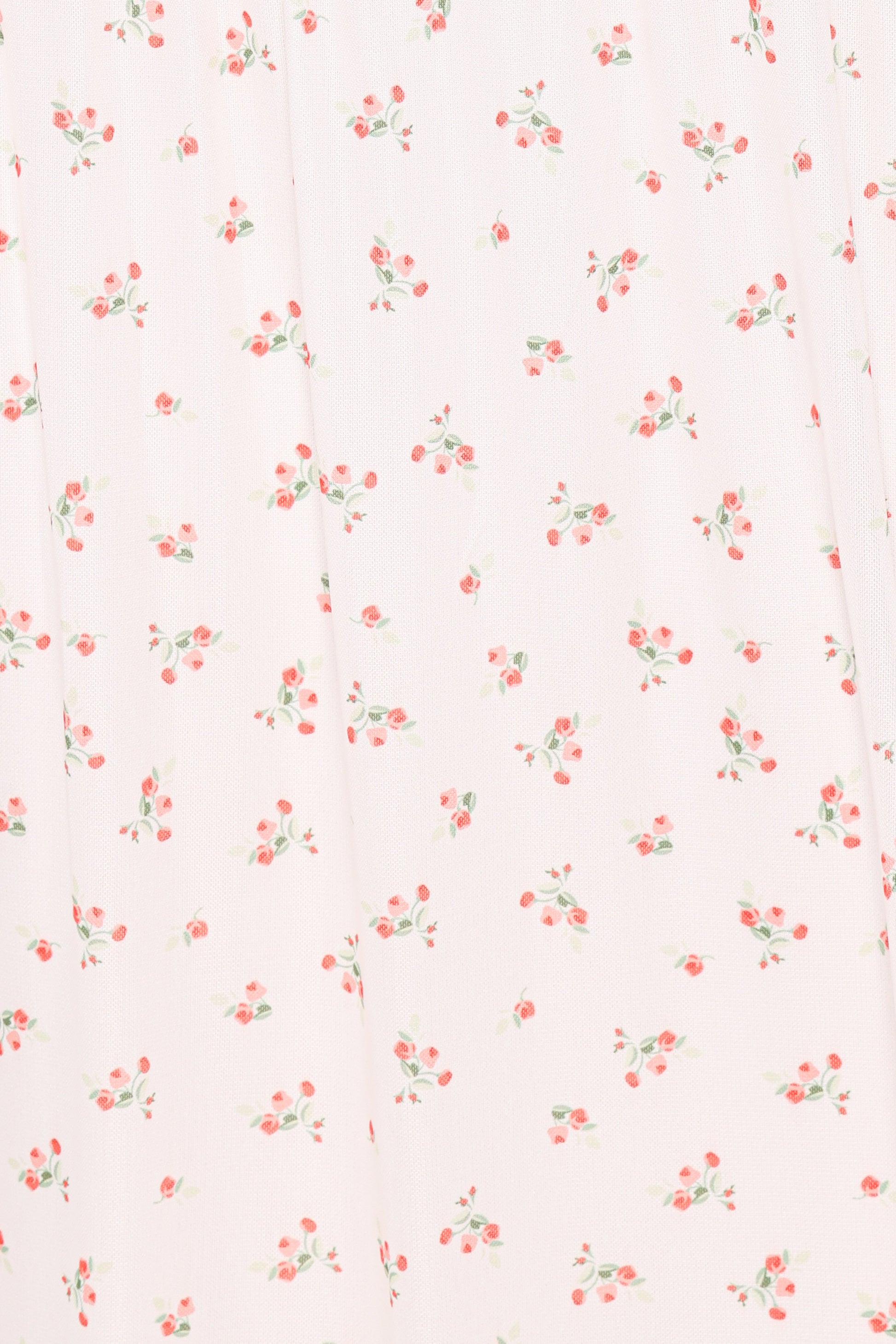 Mayven Maxi Dress - White Ditsy