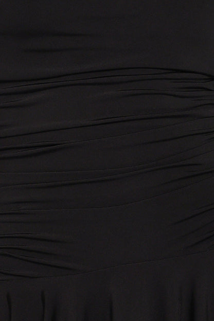 Messina Off Shoulder Mini Dress - Black