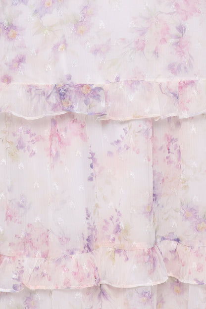 Minka Maxi Dress - White/Multi Floral