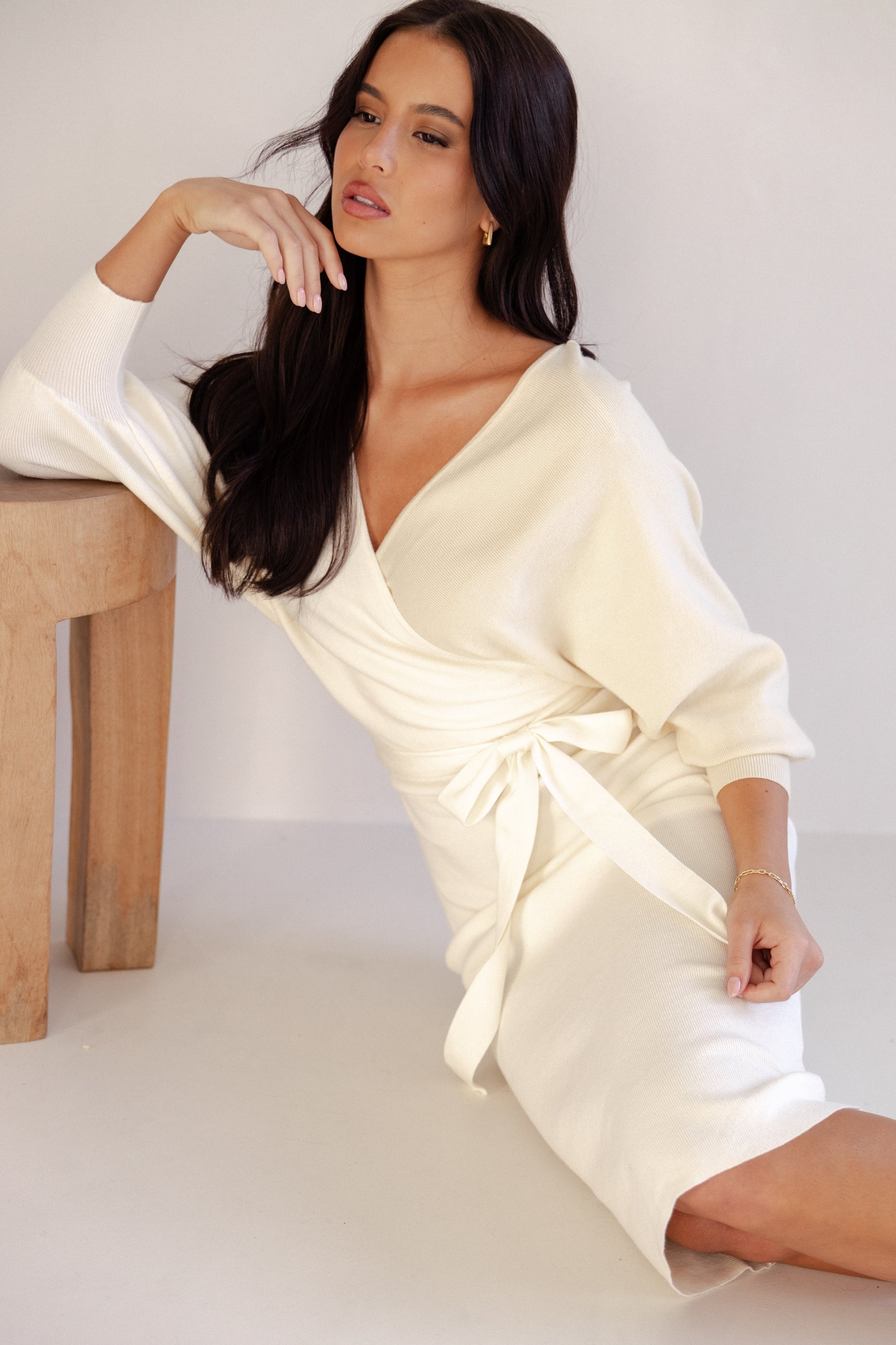 Nate Dress - White