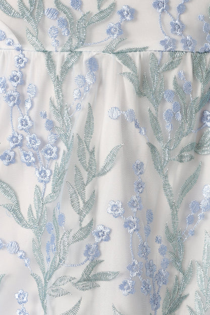 Nolan Maxi Dress - Blue Floral