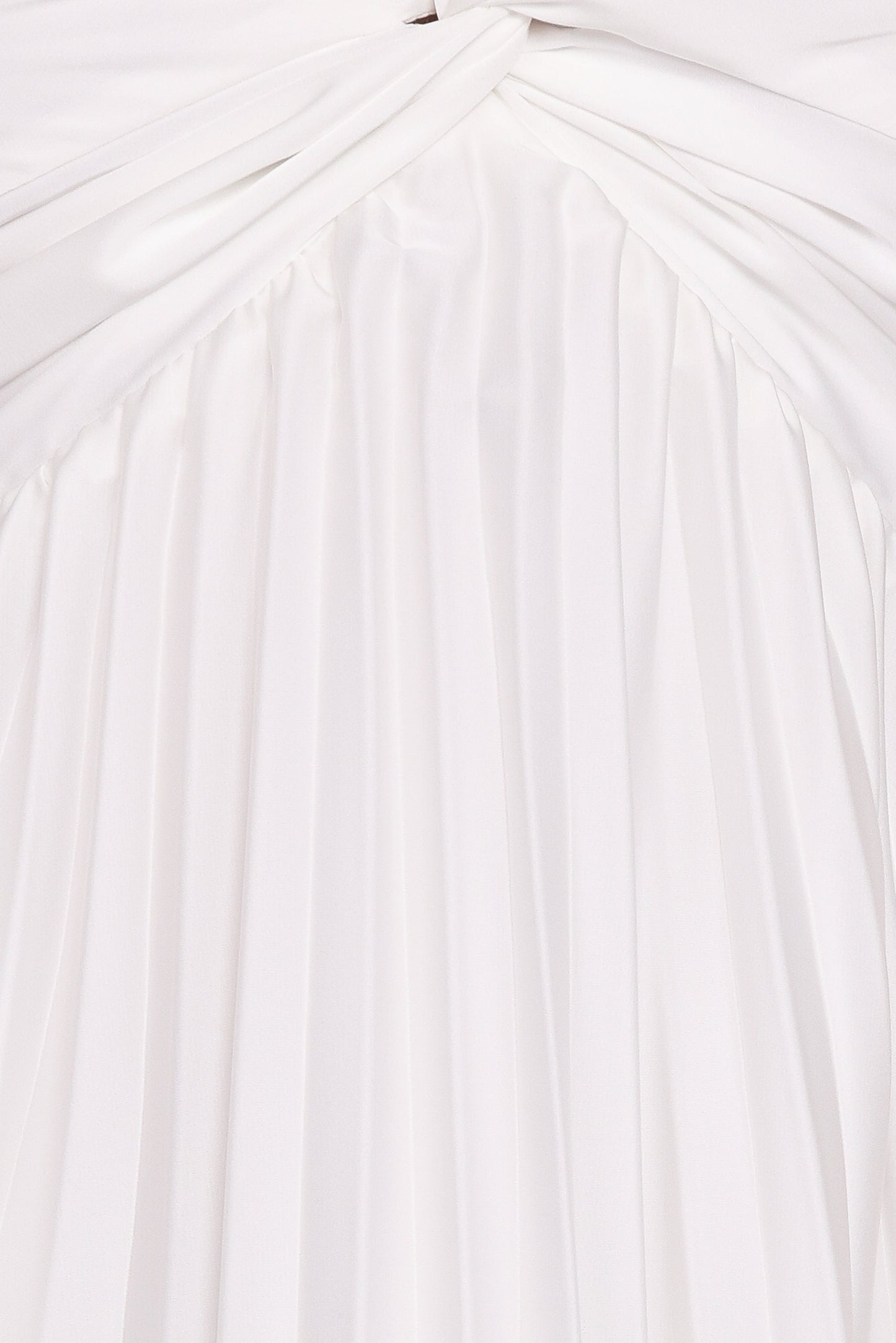 Nova Flutter Sleeve Midi Dress - White