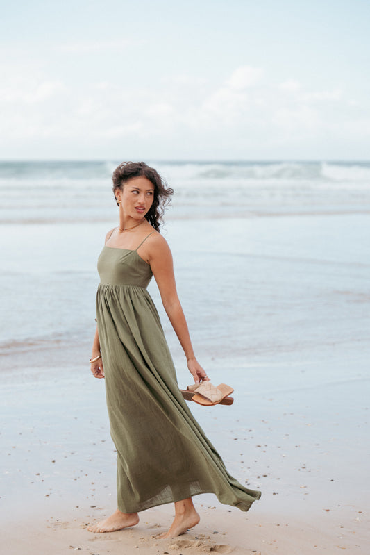 Odessa Maxi Dress - Palm Green
