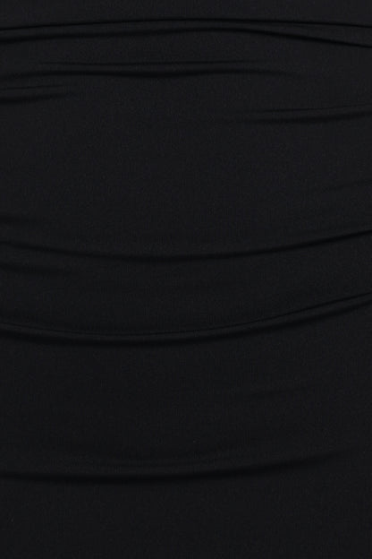 Ondine Off Shoulder Midi Dress - Black