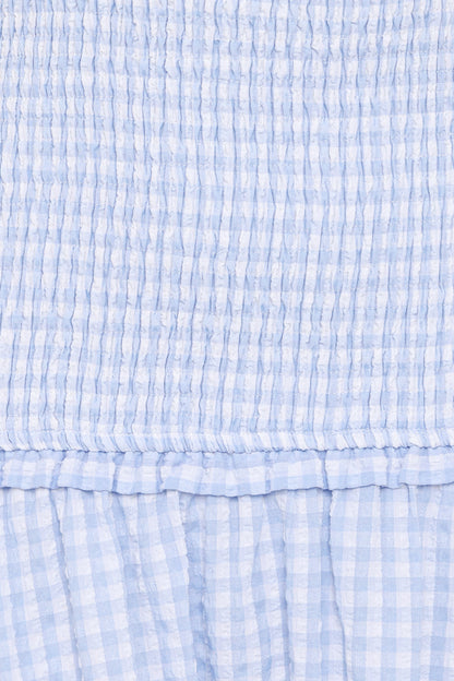 Parkway Maxi Dress - Blue Gingham