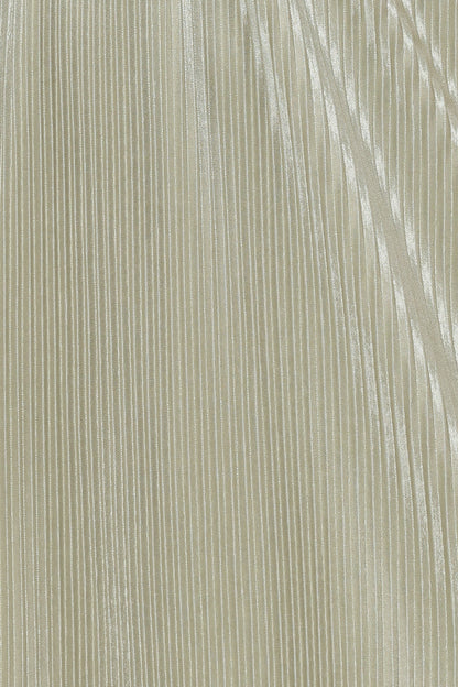 Pontee One Shoulder Pleated Midi Dress - Sage Green