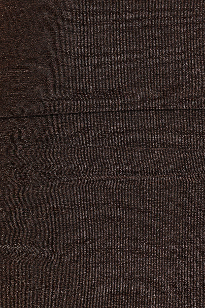 Priya Maxi Dress - Brown Shimmer