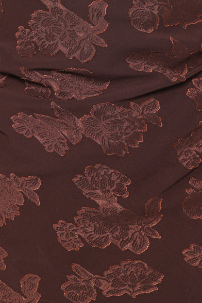 Remy Halterneck Maxi Dress - Brown