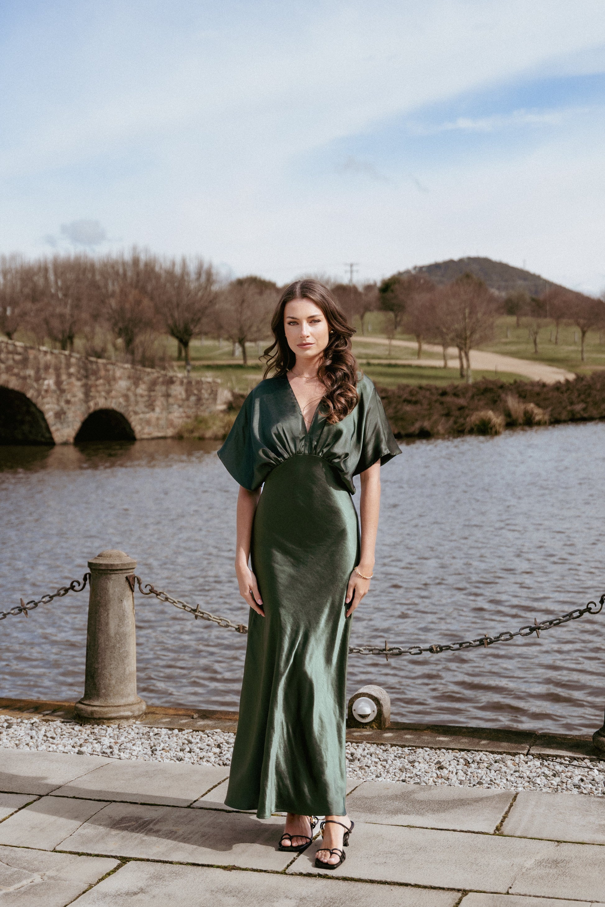 Ricki Maxi Dress - Olive Green