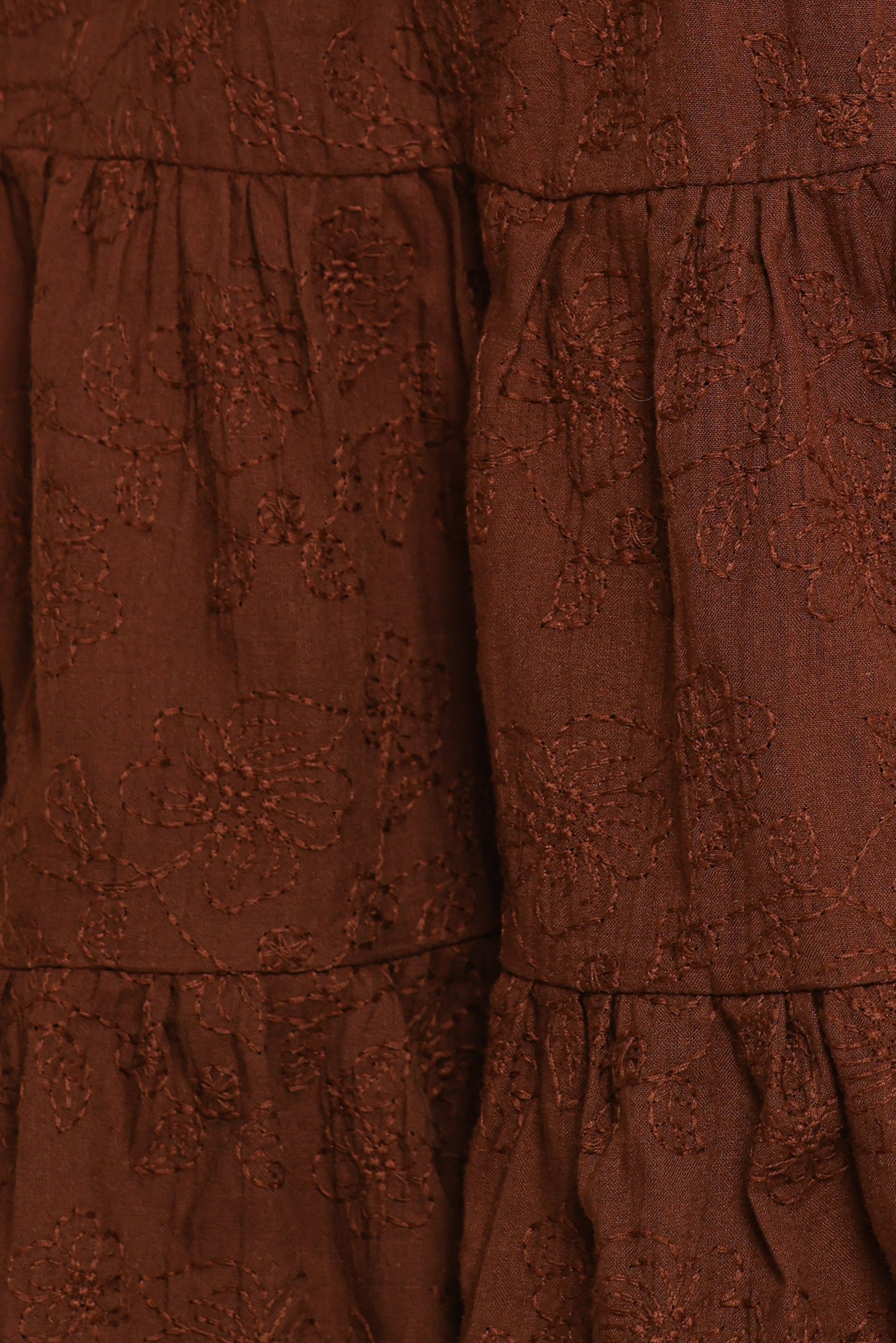 Rilie Halterneck Mini Dress - Brown