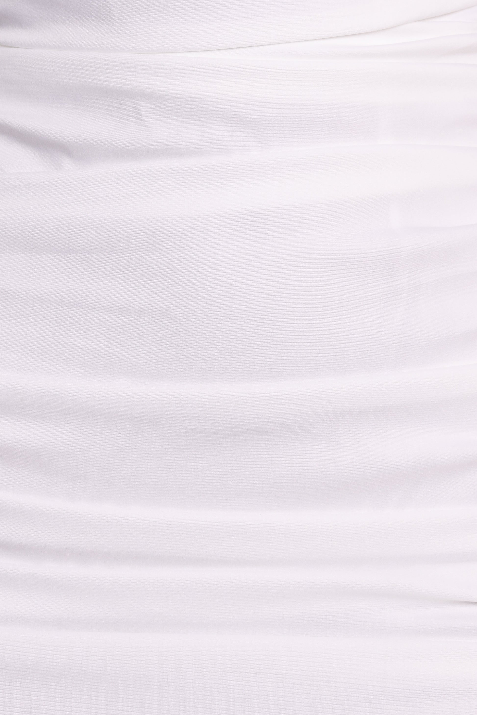 Roni One Shoulder Frill Mini Dress - Ivory