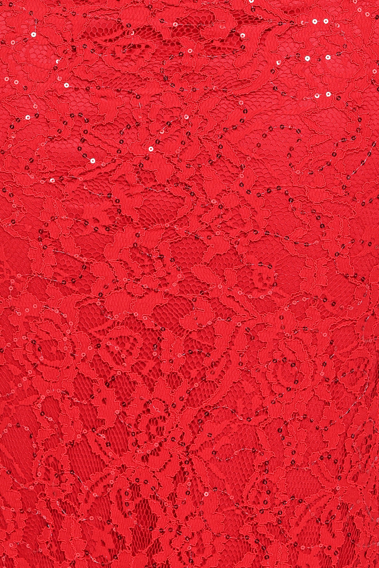 Ruben Lace Maxi Dress - Red