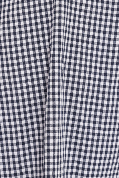 Samson Mini Dress - Navy Gingham