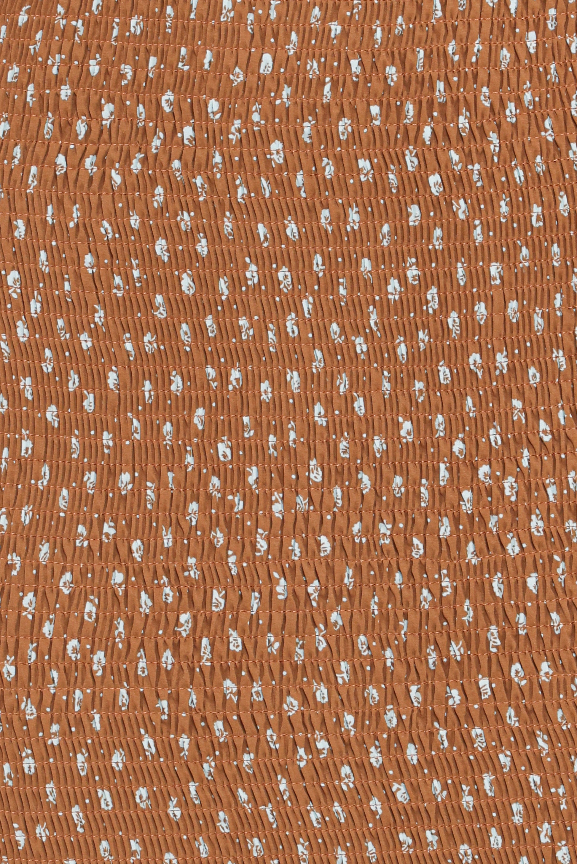 Sara Midi Dress - Brown Floral