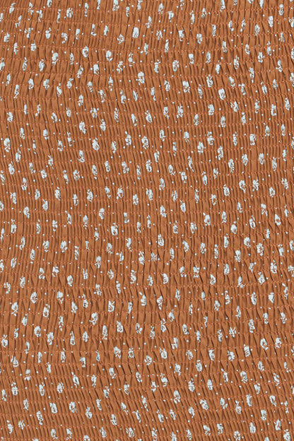 Sara Midi Dress - Brown Floral
