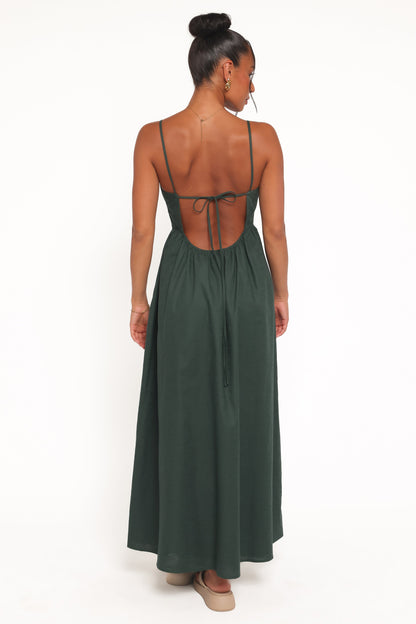 Savannah Maxi Dress - Forest Green