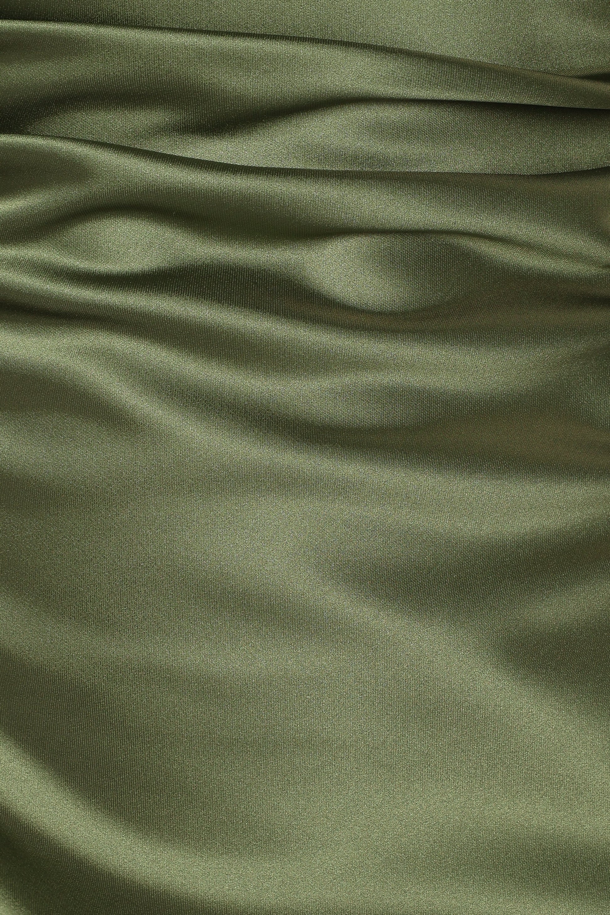 Selma Off Shoulder Maxi Dress - Olive