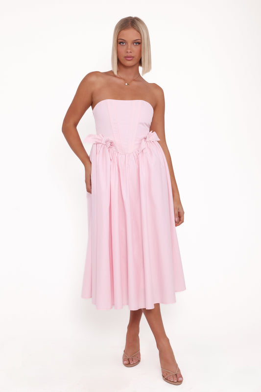 Seren Midi Dress - Pink