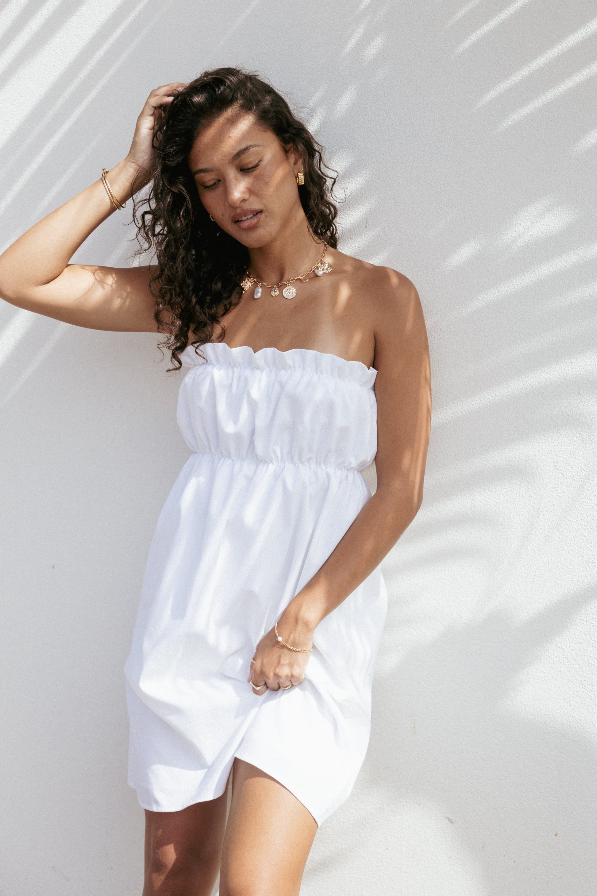 Stratton Mini Dress - White