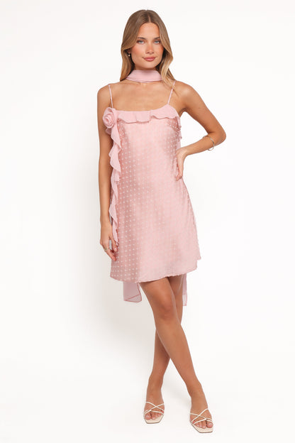 Suki Mini Dress - Peach