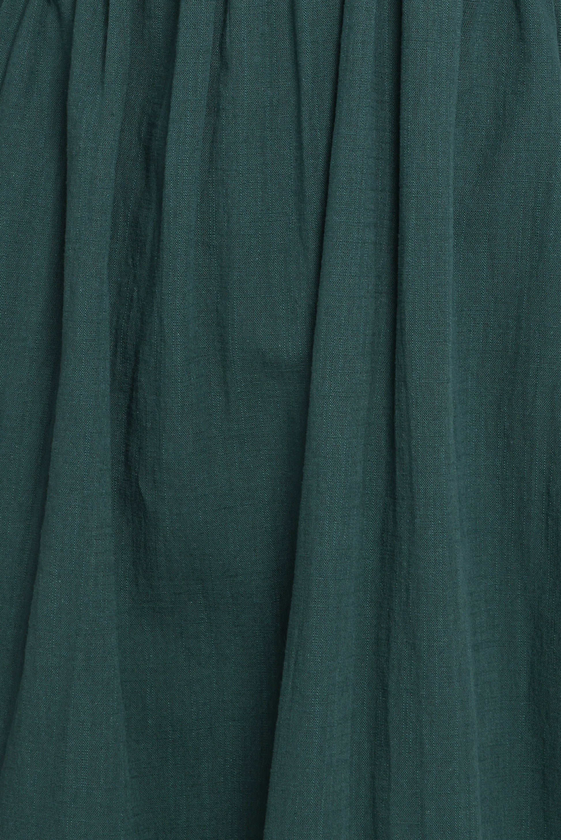 Sullivan Puff Sleeve Maxi Dress - Forest Green