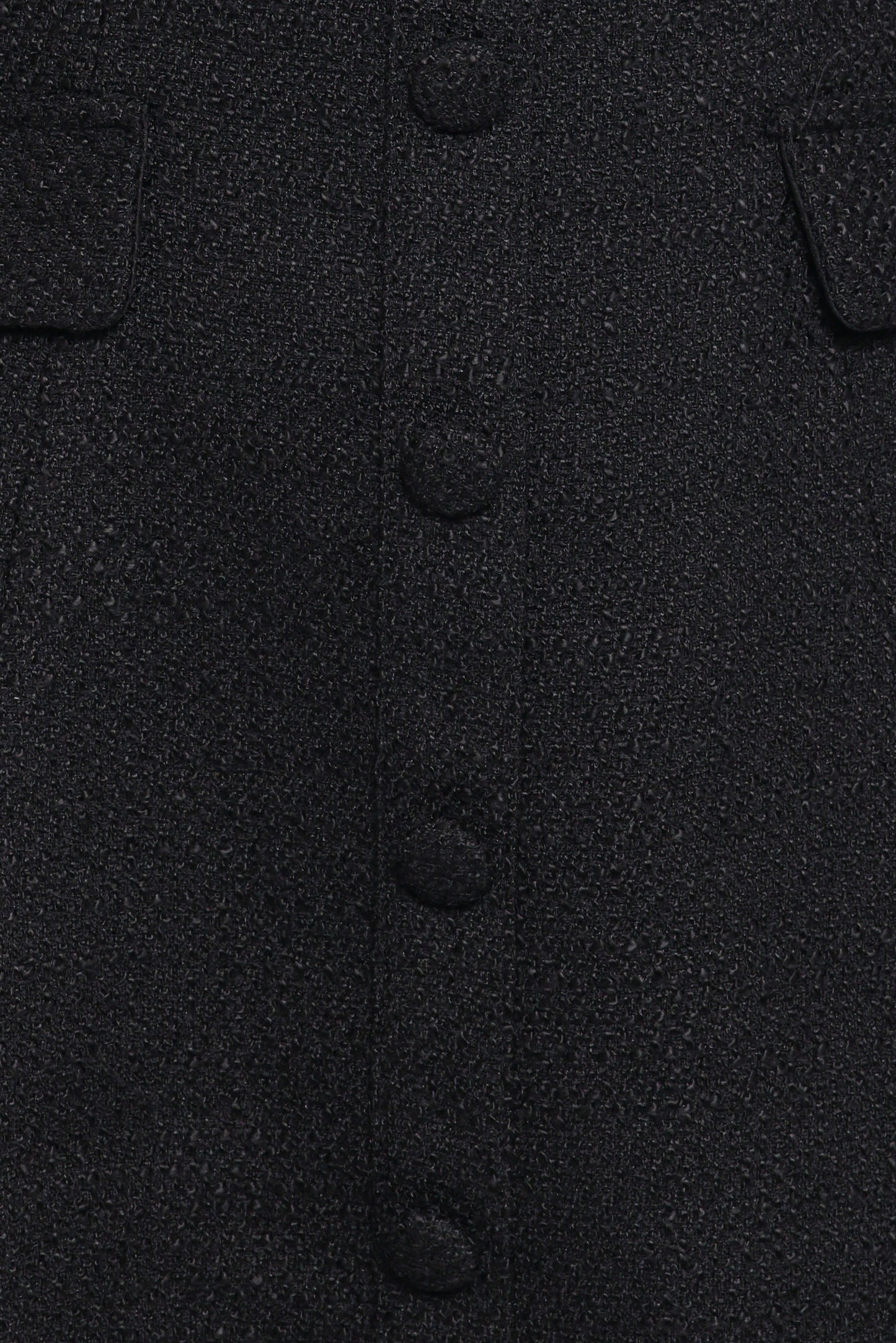 Sutton Mini Dress - Black Tweed