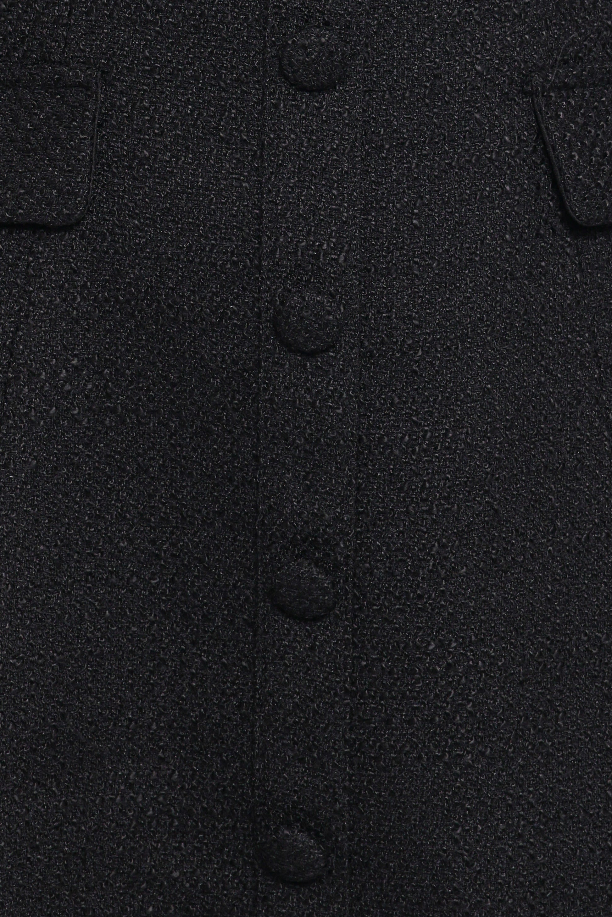 Sutton Mini Dress - Black Tweed