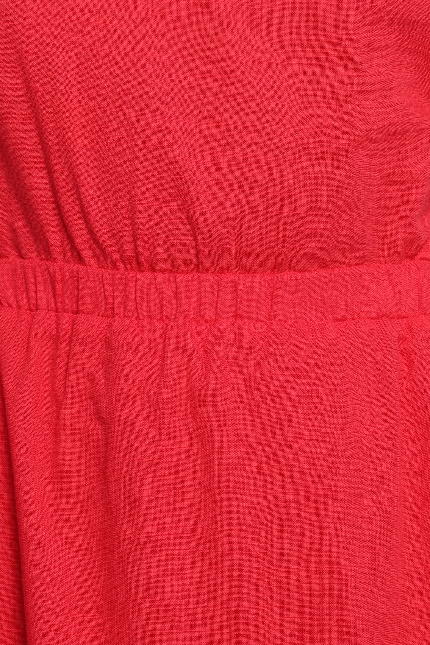 Teresa One Shoulder Midi Dress - Red