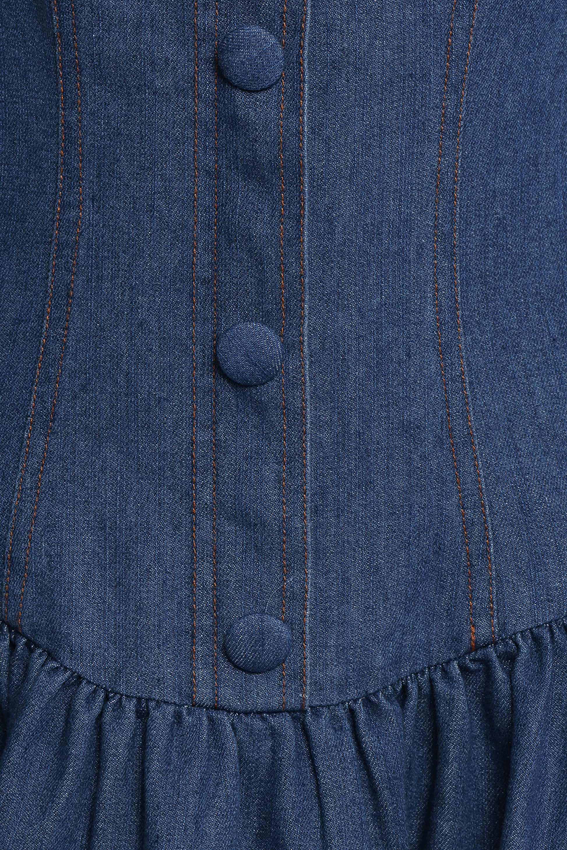 Tiziana Mini Dress - Indigo Denim
