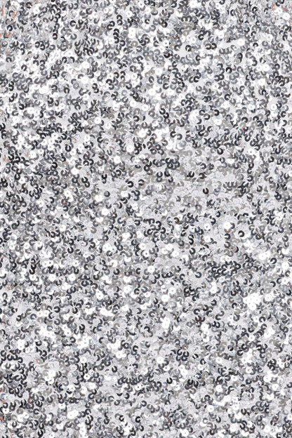 Tory Off Shoulder Sequin Mini Dress - Silver