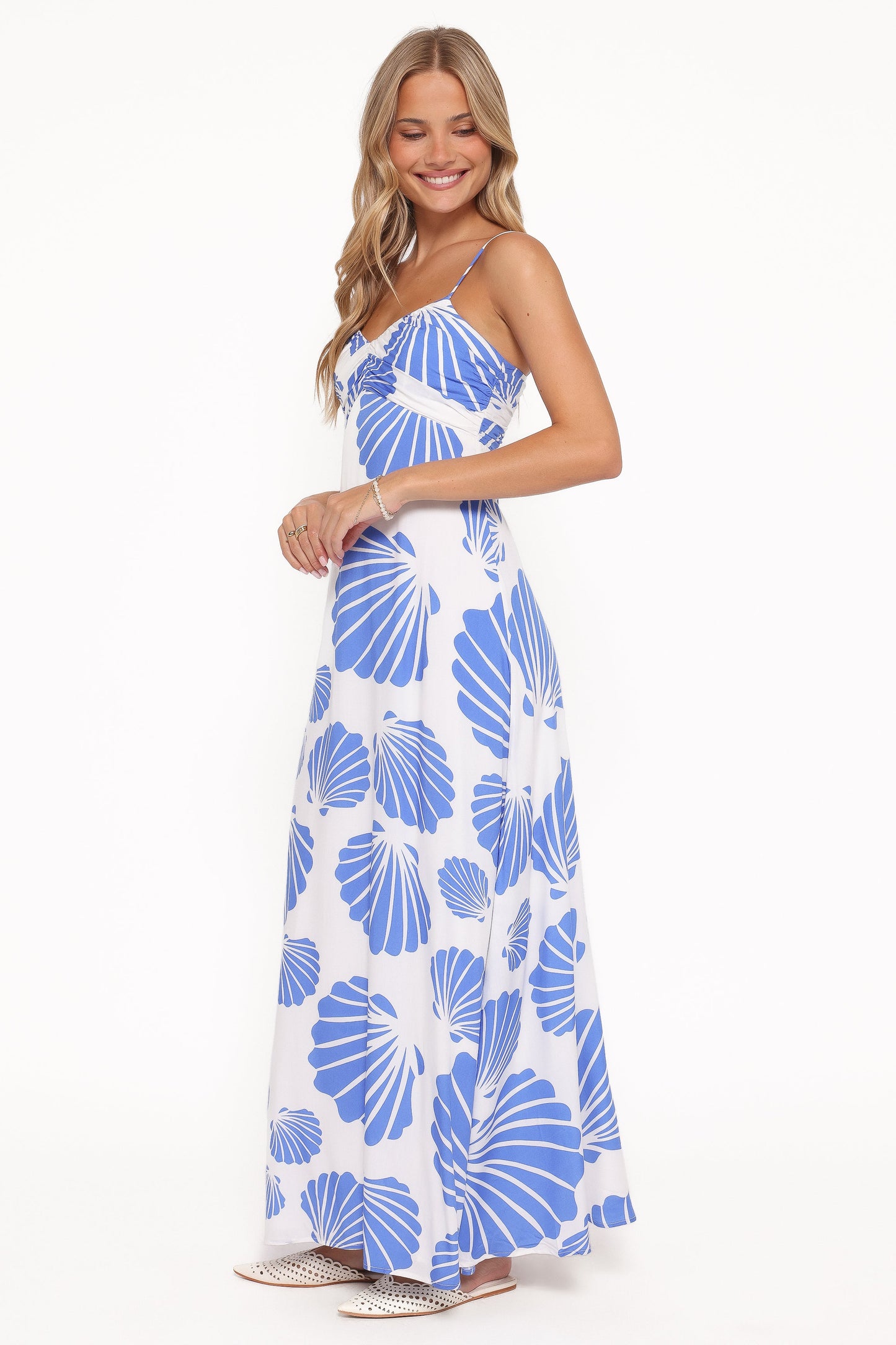Tyla Maxi Dress - Blue Shell