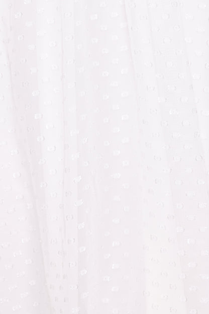 Vee Strapless Maxi Dress - White