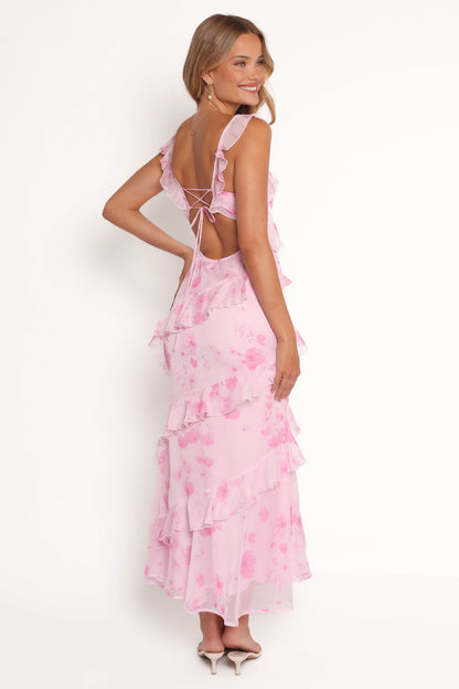 Virginia Maxi Dress - Lilac Floral