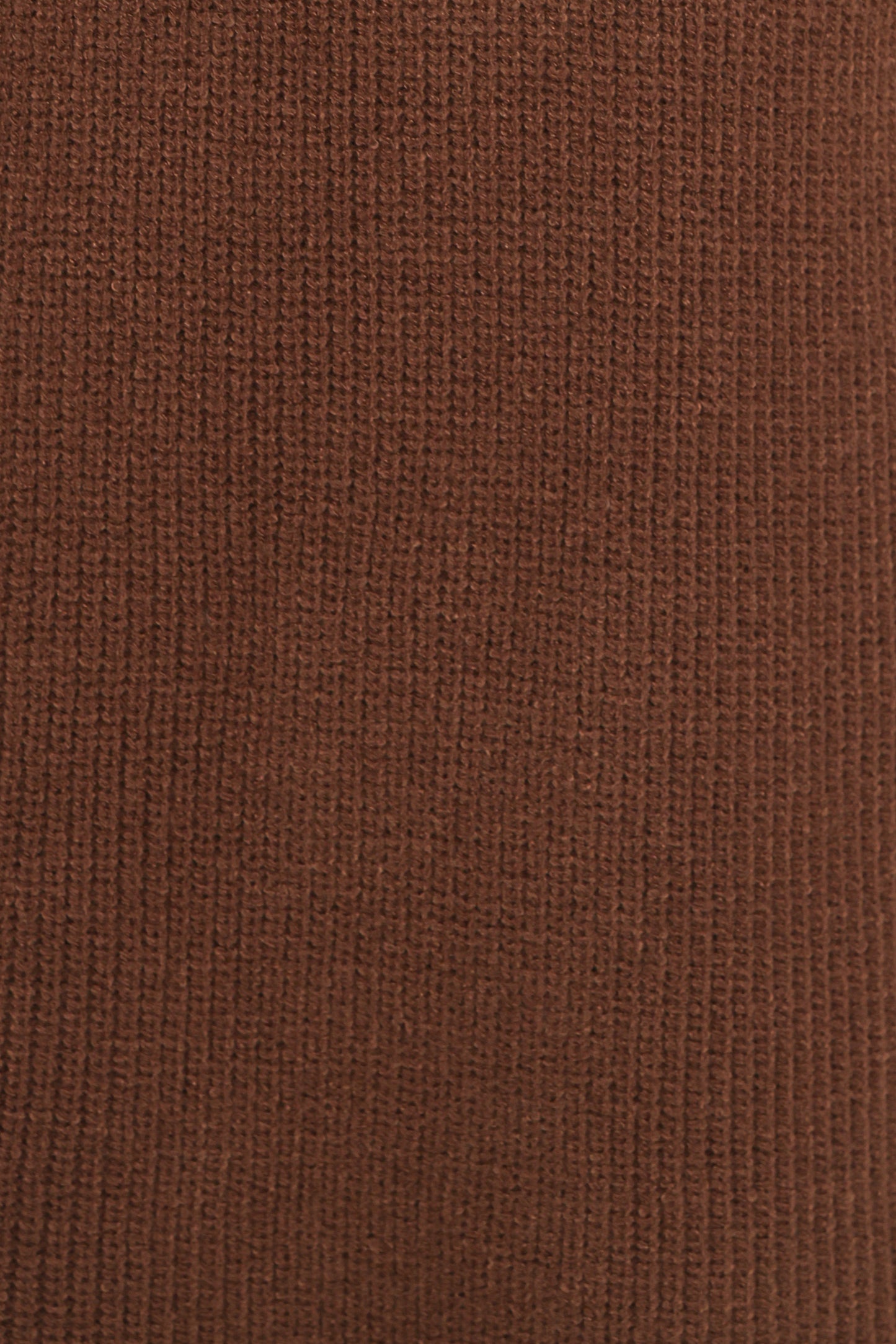 Wright Knit Mini Dress - Chocolate Brown