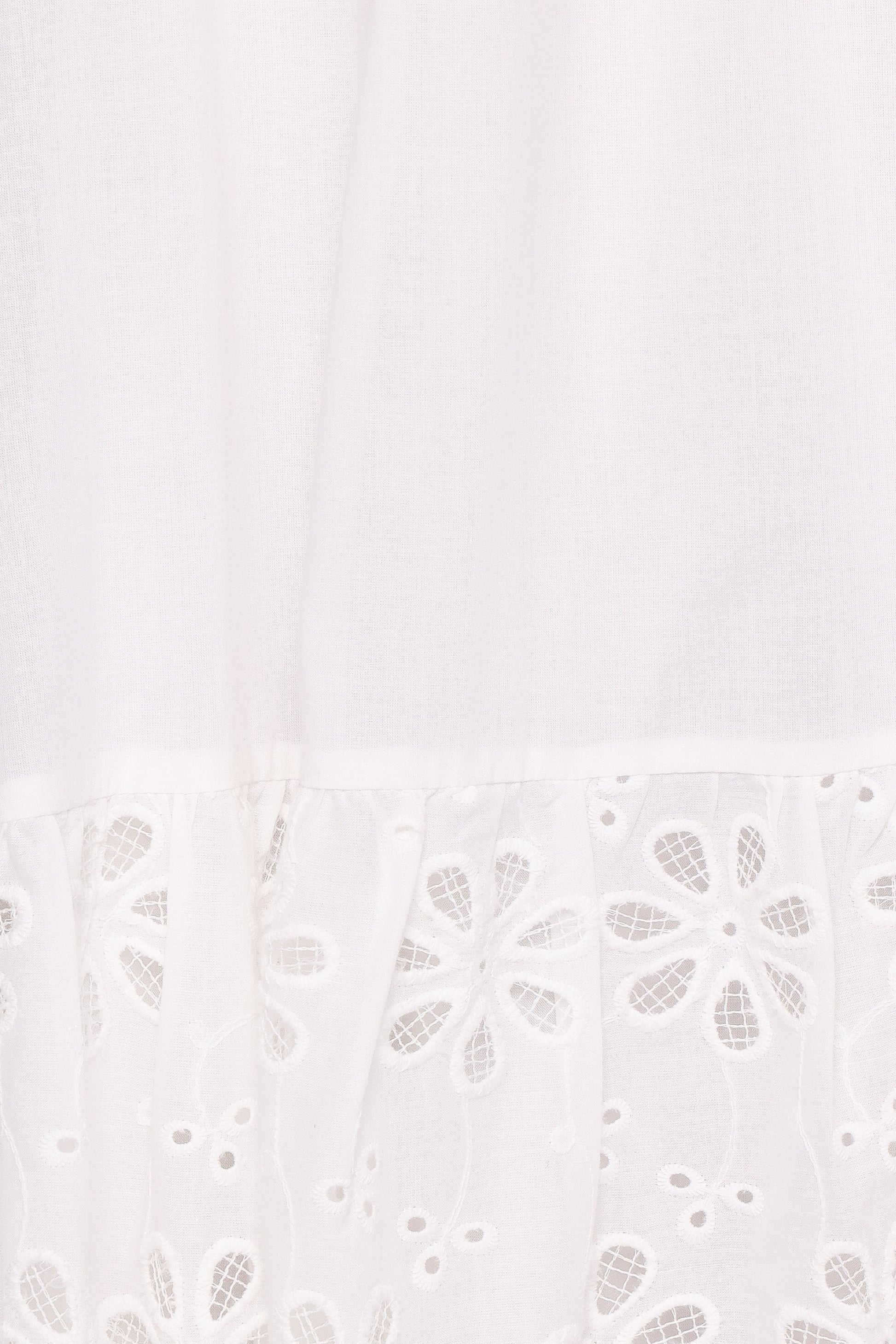 Xana Maxi Dress - White Broderie
