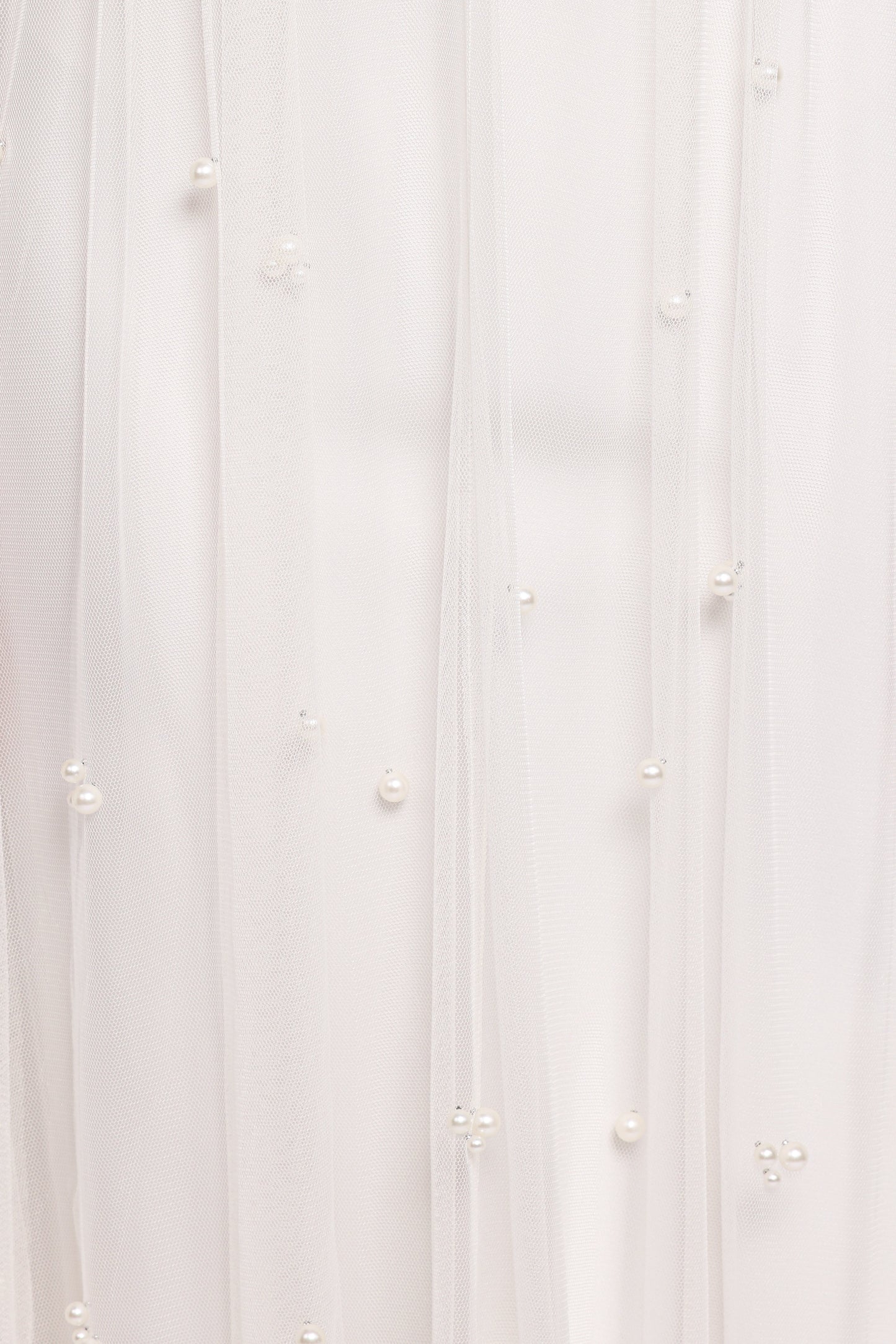 Yulia Pearl Midi Dress - Ecru
