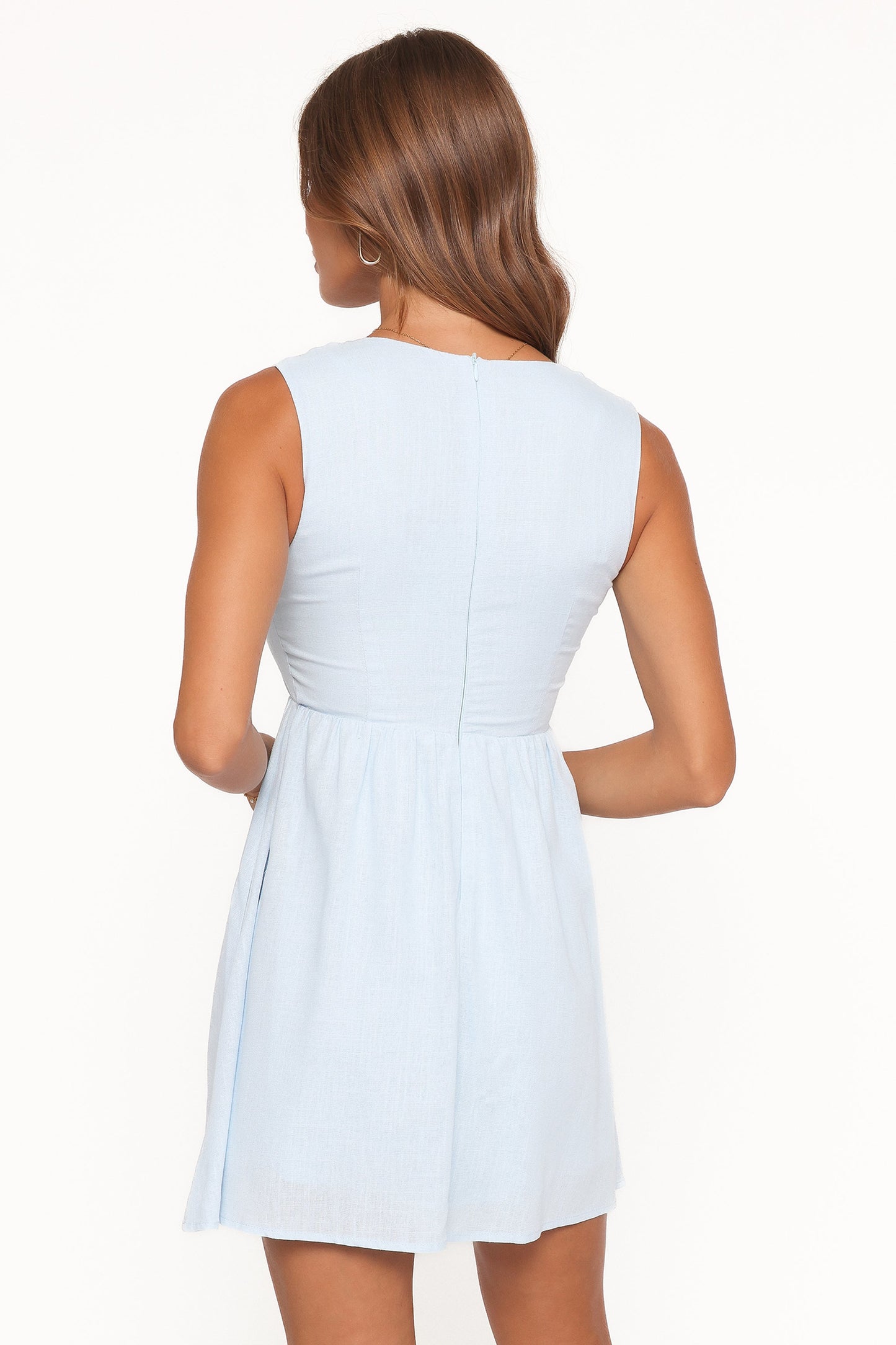 Zarly Mini Dress - Pale Blue