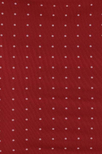 Zeva Off Shoulder Maxi Dress - Burgundy Spot