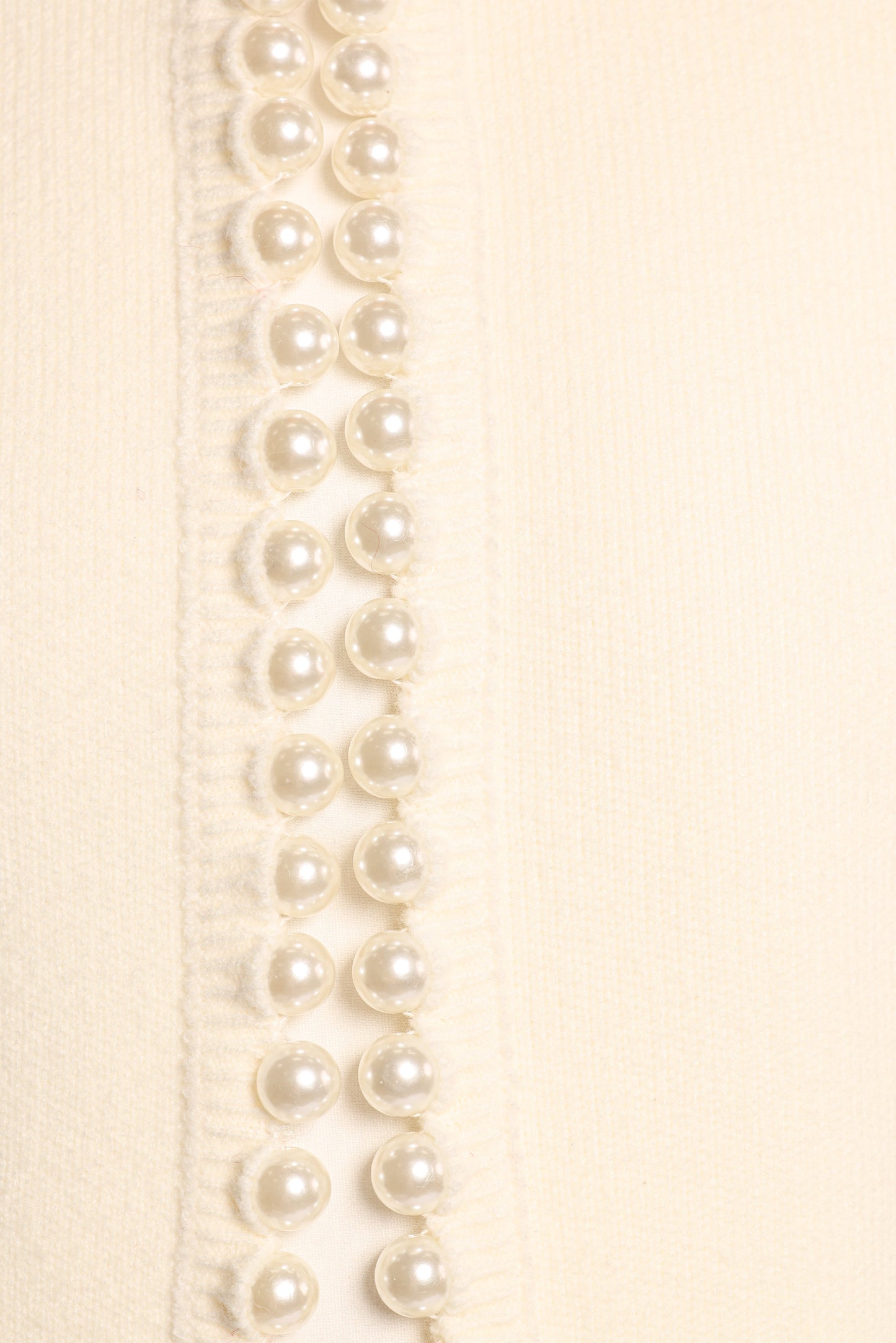 Bloom Pearl Knit Cardigan - Cream