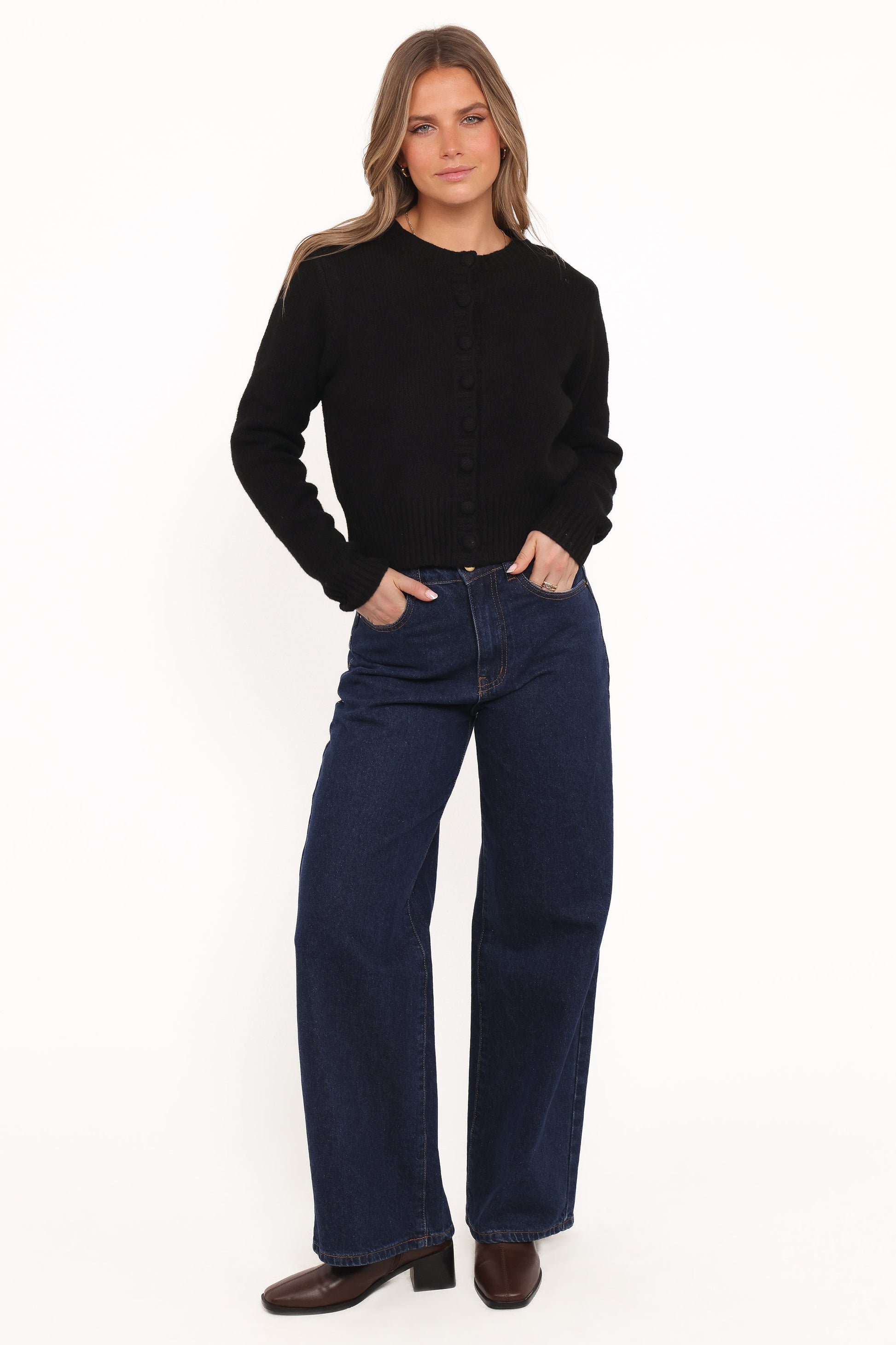 Kanie Knit Cardigan - Black