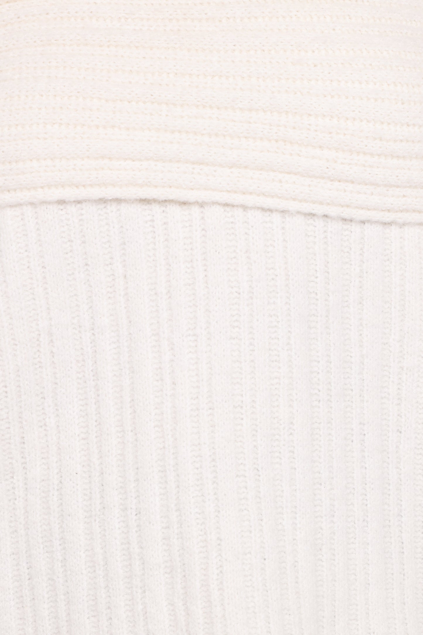 Kenny Off Shoulder Knit Sweater - Cream