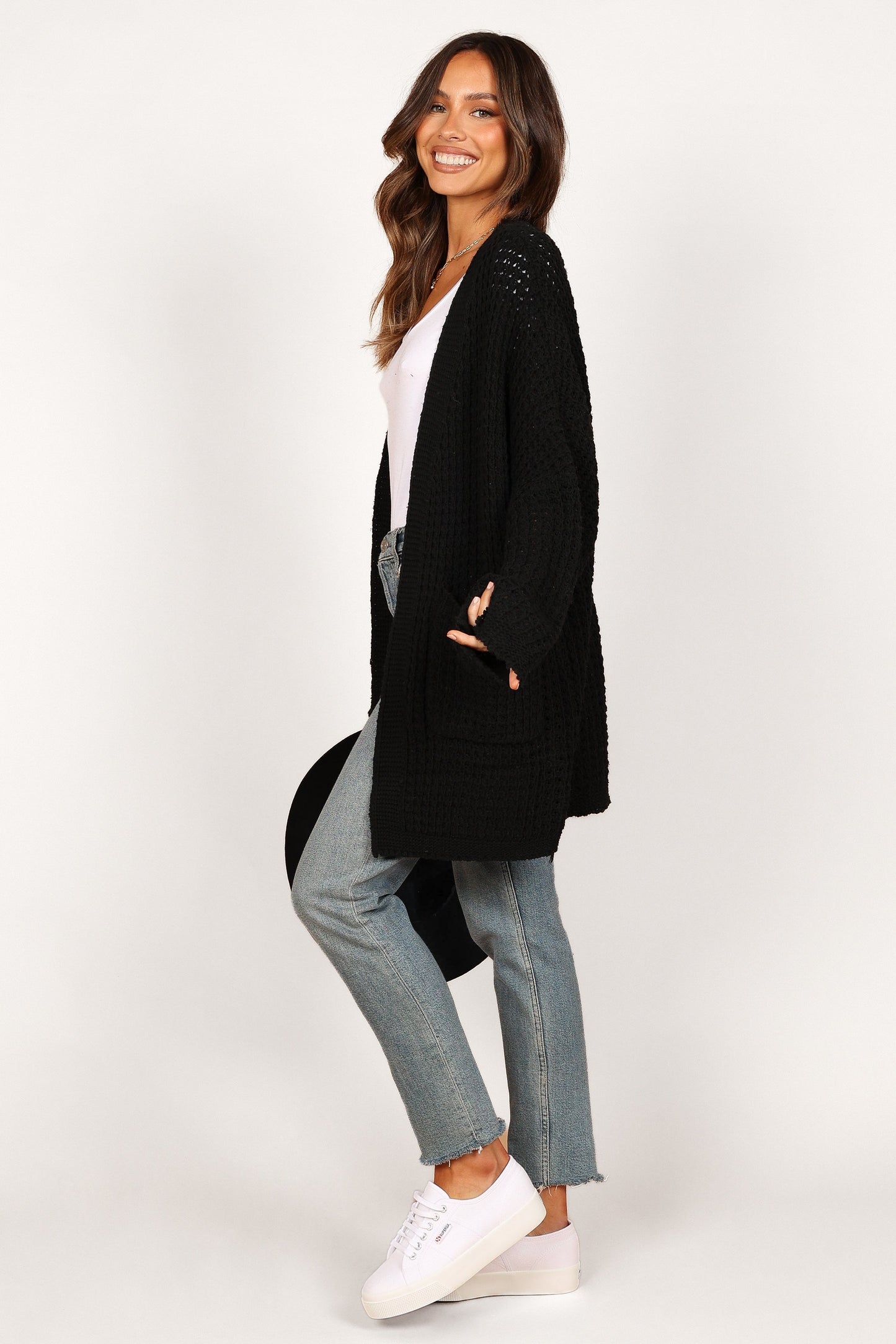 Leyonie Cardigan - Black