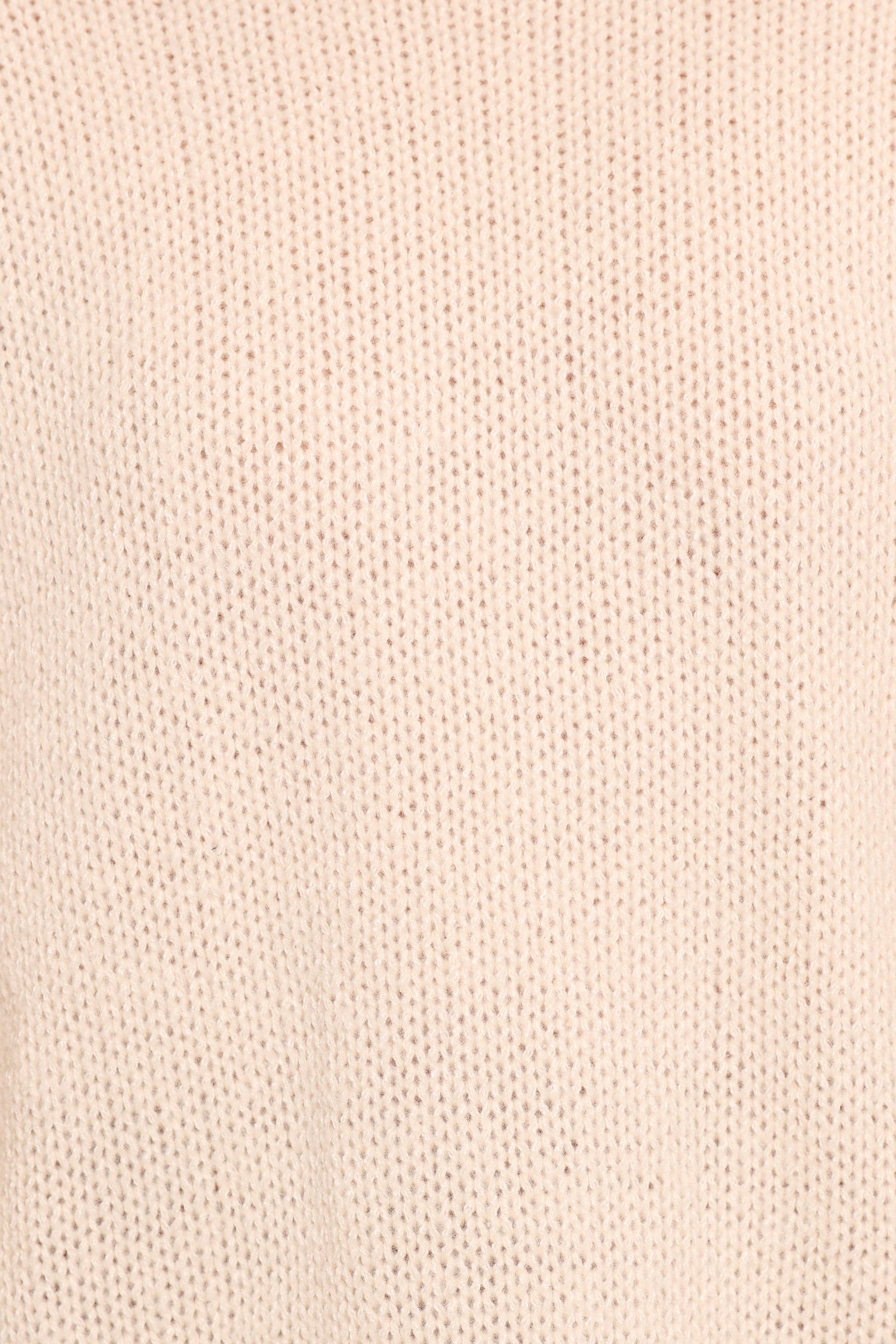 Lover Tie Sleeve Knit Sweater - Ivory