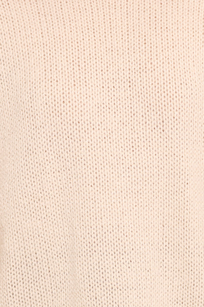 Lover Tie Sleeve Knit Sweater - Ivory