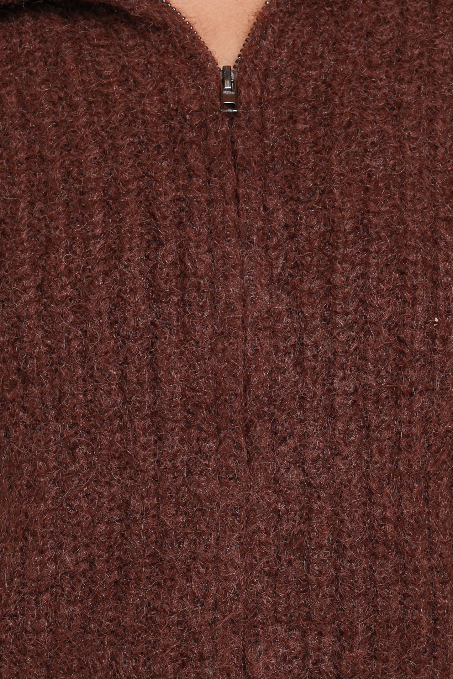 Miffy Zip Through Cardigan - Chocolate